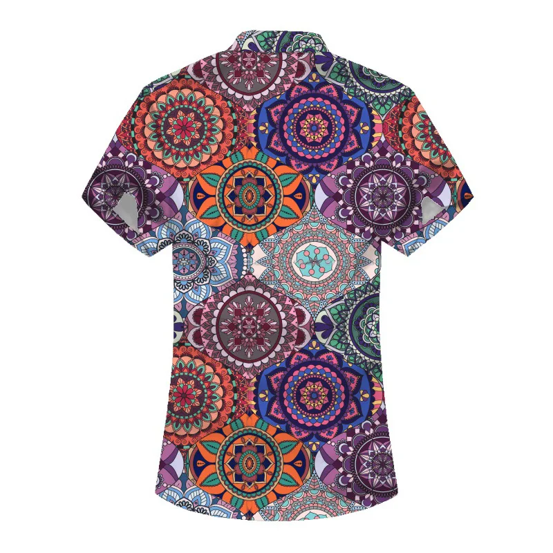 Мужская свободная гавайская рубашка, Camisa Masculina, короткий рукав, однобортная, винтажная, с принтом, летние пляжные рубашки для мужчин, 3XL