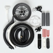 Аксессуары для электрического скутера, для Xiaomi, скутер M365, крыло, подставка, колокольчик, отражатель, наклейка, тормозной диск, дисплей, доска, сцепление, оболочка