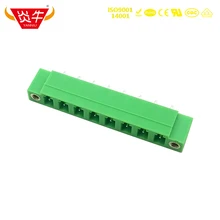Blocos terminais de pcb integrados de 5.08mm, conector mcv 1,5/2 gf 5, 08 1847615, edgvm echech508vm son dinkle phoenix