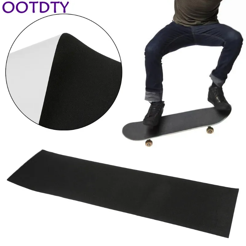 OOTDTY Pro скейтборд палуба наждачная бумага сцепление ленты катание доска Longboarding 81x21 см