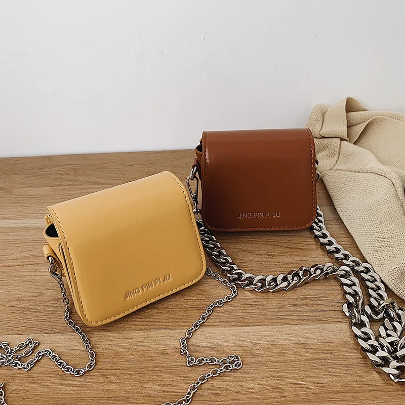 

Small Bag Women's 2020 Autumn And Winter New Style Fashion Mini Shoulder Purse Shoulder Chain Square Sling Bag Fashion
