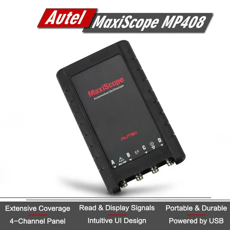 Автомобильный осциллограф AUTEL MaxiScope MP408 диагностический инструмент для чтения и