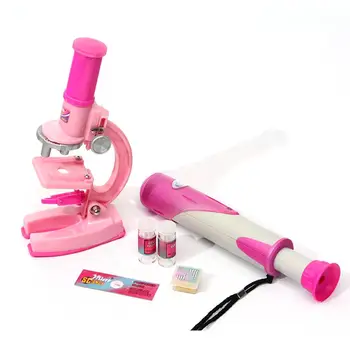 

Kids Microscope Set Student Science Education Toys Child Experiment Equipment Teaching Aid