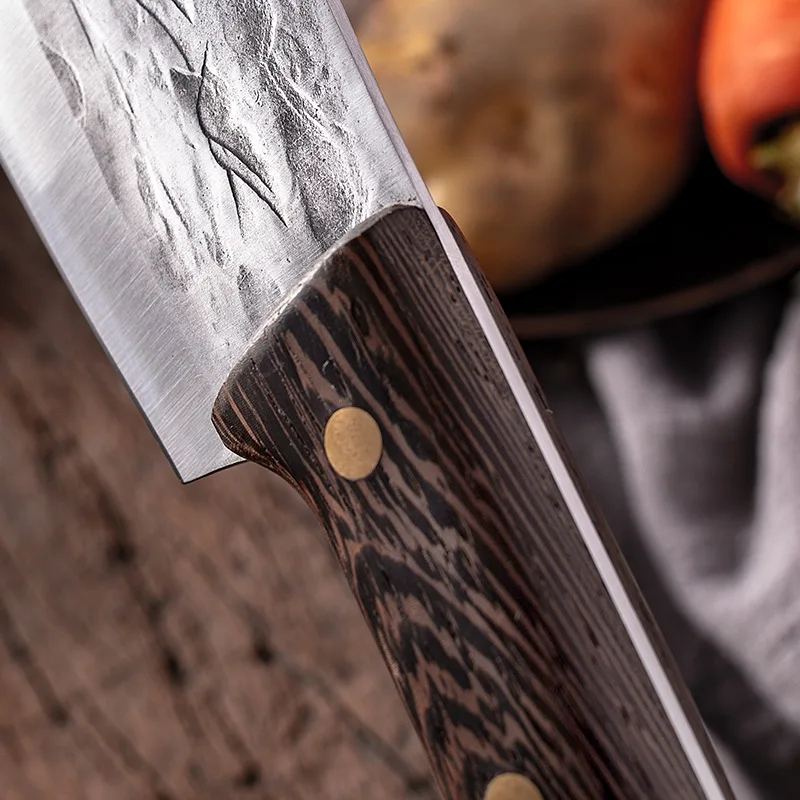  Update International (KGE-09) 10 Forged Cook's Knife : Home &  Kitchen