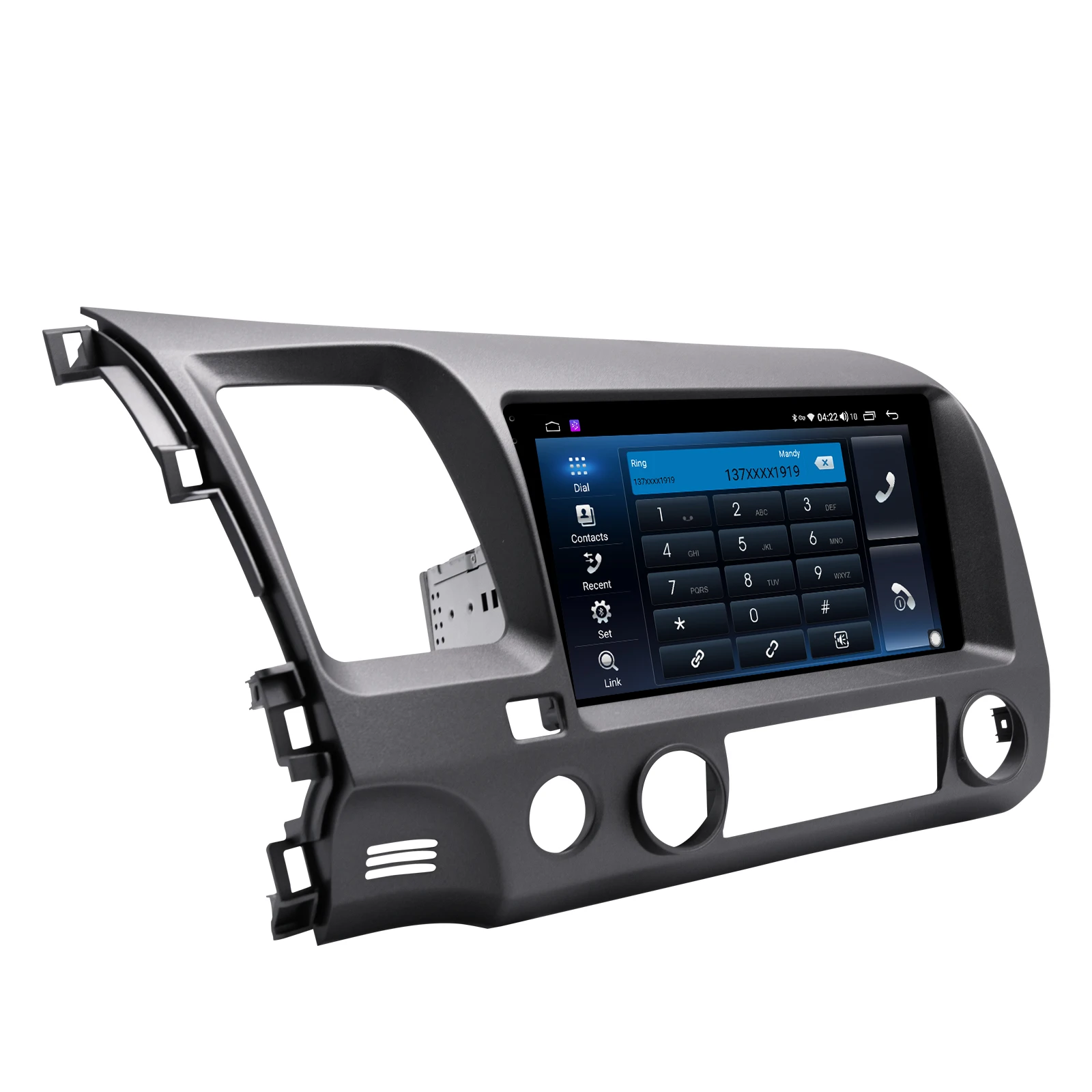 Автомагнитола 9 дюймов Android 1 Din радио стерео для Honda Civic 2006 2011 GPS мультимедийный