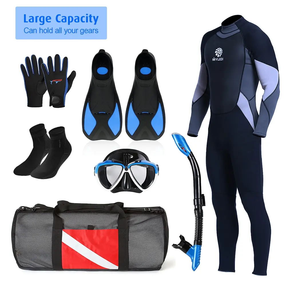 Сумка Lixada Mesh Duffel gear Snorkel Equipement, сумка для переноски масок, плавников для подводного плавания, серфинга, снаряжение для спортзала, Сетчатая Сумка для хранения