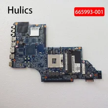 Hulics оригинальная материнская плата для ноутбука hp pavilion DV7 DV7-6000 665993-001 HM65DDR3 основная плата