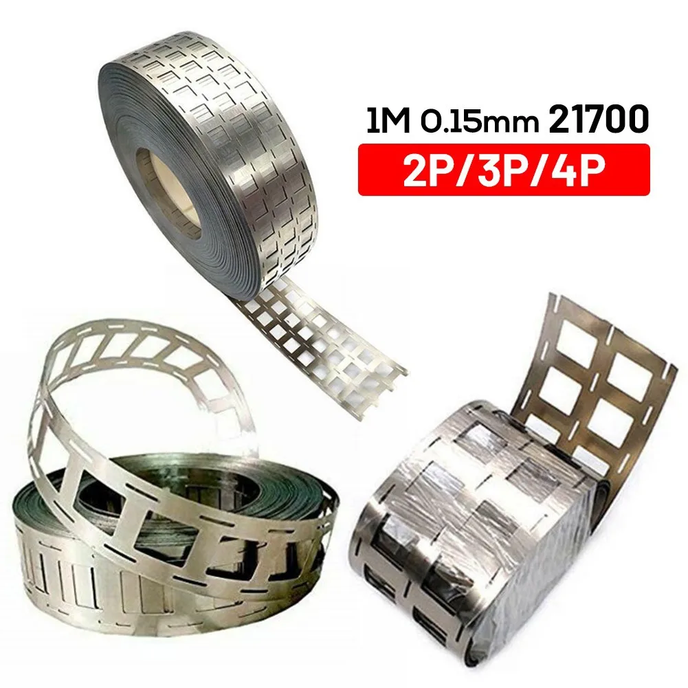 1M Pure 2P 3P 4P 21700 Nickel Strip 0.15mm Nickel Strip For Lithium Battery Welding Tape High Purity Pure Nickel Belt electric soldering iron