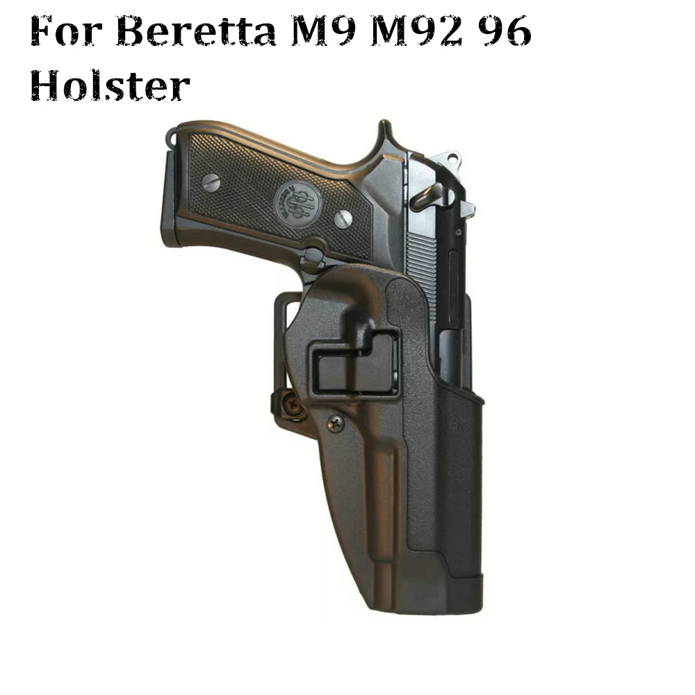

Tactical Hunting Accessories Holster Beretta M9 92 96 Military Combat Airsoft Pistol Gun Holster Waist Loop Paddle Shoot