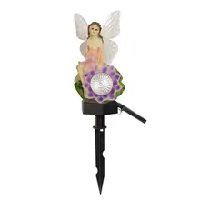 Светодиодный светильник на солнечных батареях, Сказочная форма для цветов, ночной Светильник для газона, уличный водонепроницаемый светильник для сада, двора, дороги, пейзажа, декоративный светильник s