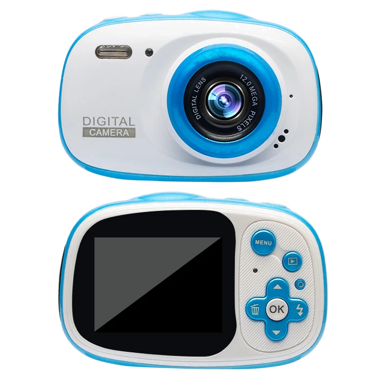 Mini cámara para niños, juguetes educativos para niños, regalos para bebé, regalo de cumpleaños, resistente al agua IP68 con cámara de vídeo de 1080P - 5
