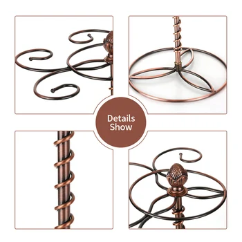 

Hot Wine Glass Storage Rack Red Wine Glass Drying Rack6 Wine Glass Stemware Storage Display Rack Stand Wine Glass Holder