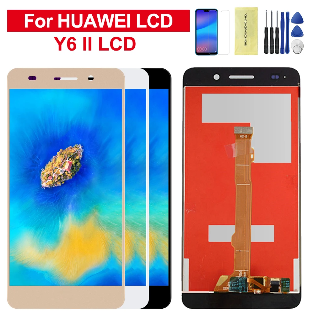 5 Honor 5A ЖК дисплей с сенсорным экраном для Huawei Y6 II 2 CAM L21 L23 L03 планшета | Экраны для мобильных телефонов -32960998014