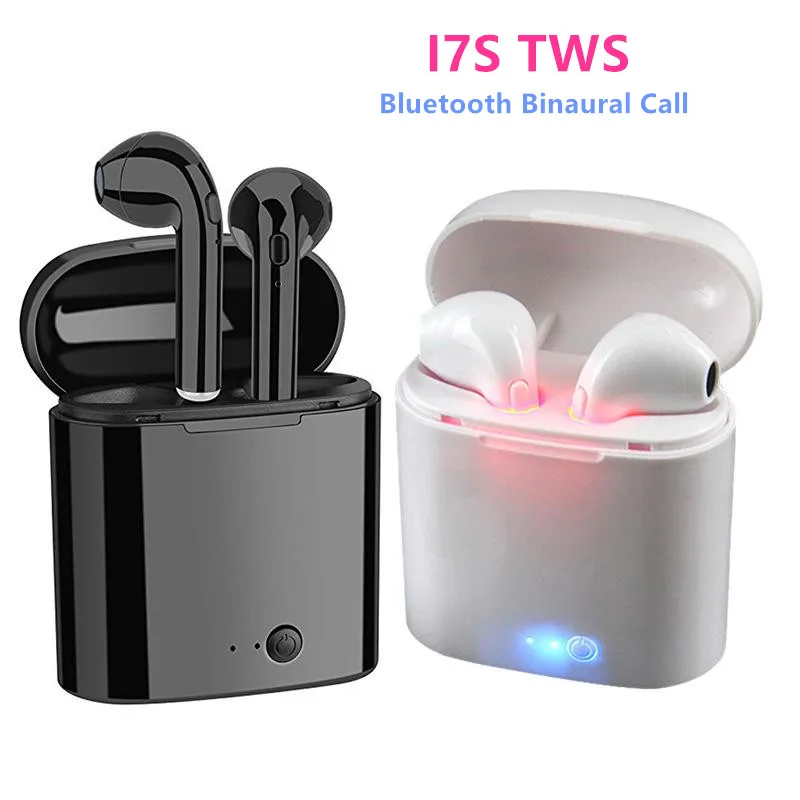 

I7s TWS Bluetooth Earphone Stereo Earbud Bluetooth Headset with Charging Pod Wireless Headsets for All Smart Phone