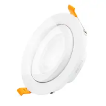 Directional 12W LED Recessed Ceiling Spotlight Vaulted Ceiling LED Cool White 5000K 4 Inch Rotatable Downlight AC100~240V
