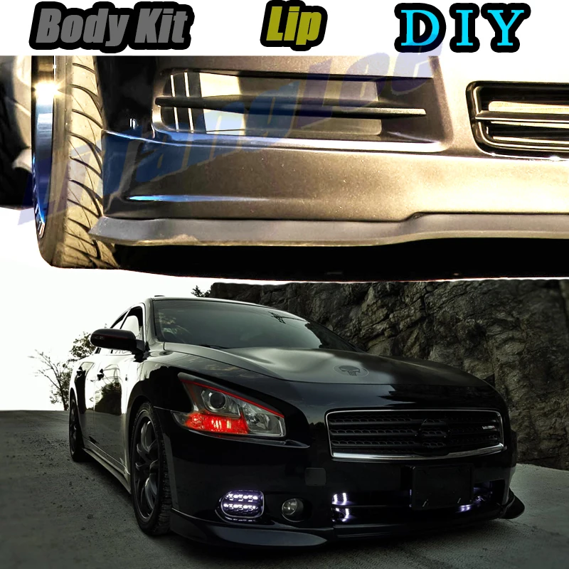 Body kit Tuning Splitter Front Skirt Tuning For Nissan Maxima 1995~2020 demo
