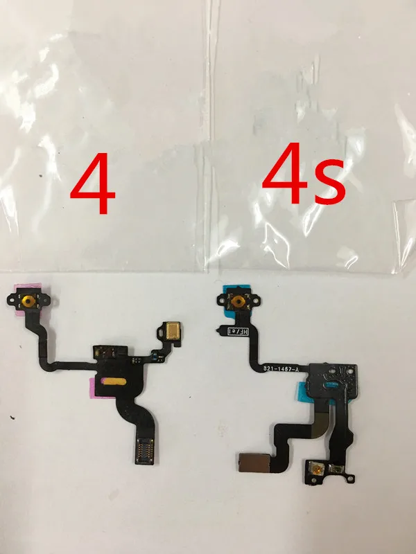 

For iPhone 4 4S Power Button On Off Flex Cable For iPhone 4 4G 4S Mute Volume Switch Connector Ribbon Parts