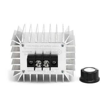 

Input AC 220V Output 0-220V 5000W Voltage Regulator SCR High Power Motor Electronic Voltage Regulator Switch