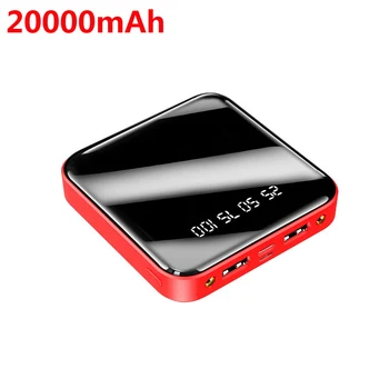 ロック電源銀行 10000 2600mah のポータブル外部バッテリーデュアル usb 充電急速充電ポータブル powerbank xiaomi mi iphone サムスン