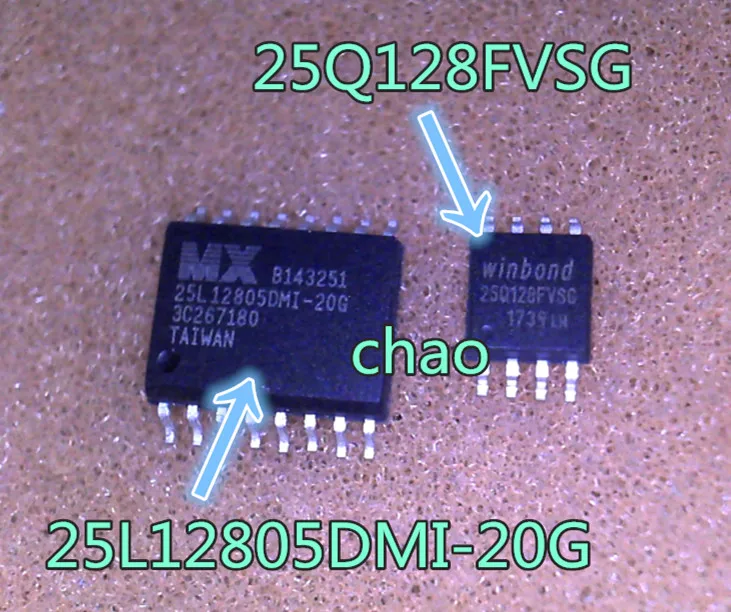 5 шт./лот 25Q128FVSG W25Q128FVSG W25Q128FVSIG MX25L12805DMI-20G