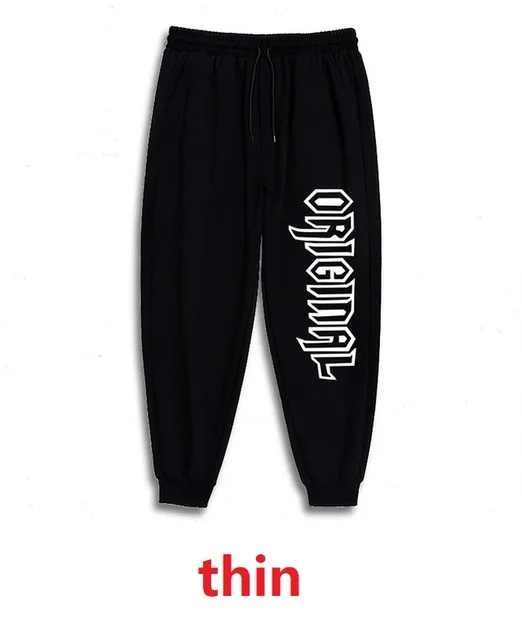 Letter-thin 7XL 8XL мужские флисовые тренировочные штаны спортивные штаны с буквенным принтом плюс Размер 6XL повседневные осенне-зимние эластичные Стрейчевые штаны с высокой талией 48 - Цвет: Letter-thin