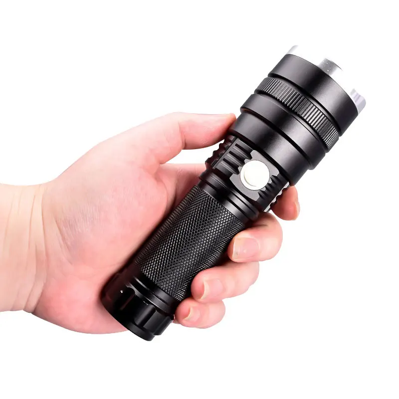 P50 Zoomable Flash светильник с аккумулятором 18650+ зарядное устройство 800 люмен супер яркий фонарь светильник Zoomable для аварийной вспышки светильник
