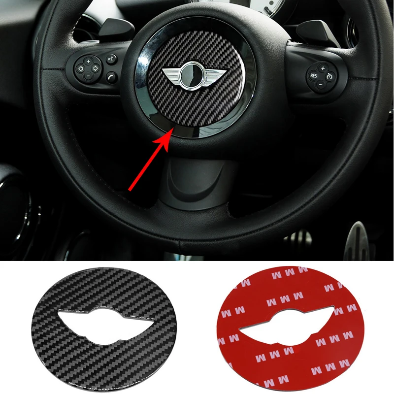 Автомобильная наклейка на руль для Mini Cooper Clubman Countryman Paceman JCW R50 R52 R53 R55 F56 из
