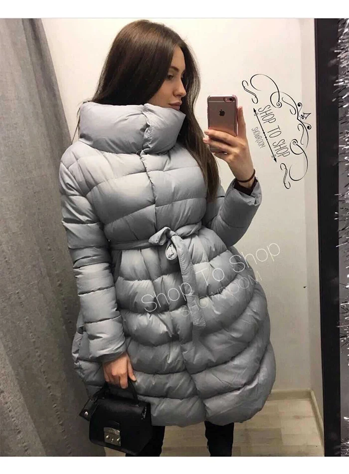 Liva girl Новое Женское пальто Зимние пуховики женские черные длинные пальто теплые парки верхняя одежда женская одежда