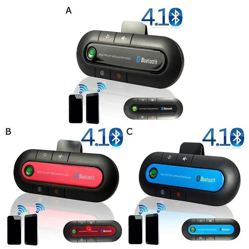 Беспроводной Bluetooth Handsfree автомобильный набор динамик телефон Chz для Mp3 динамик O9C7