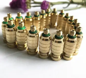 

100X 0.1-0.6mm Mid High Pressure Fog Misting humidifier Nozzles Mist spray head Garden Self Watering Irrigation Sprinkler