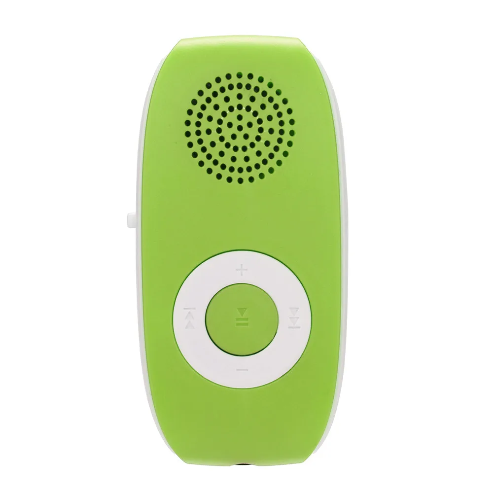 USB MP3-плеер портативный мини музыкальный Спортивный клип mp3-плеер Поддержка музыкальных медиа встроенный динамик SD TF карта 32 Гб с зарядным кабелем