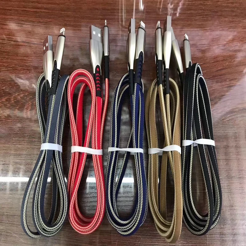 

1M 2M 3M Aluminum Alloy Fabric Data Micro USB Cable Type C Fast Charging Data Line For Huawei For Xiaomi For Samsung Cable Serie