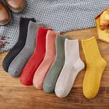 Солидные Цвет простой мохер теплые толстые носки без пятки модные однотонные пушистые утолщение среднего носки без пятки пара Для мужчин и Для женщин носки