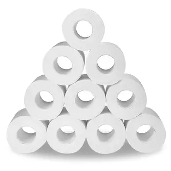 

Hollow Replacement Roll 10 Rolls 3 Layers Toilet Roll Paper Tissue Interesting Toilet Paper Table Kitchen Paper Draw Papers