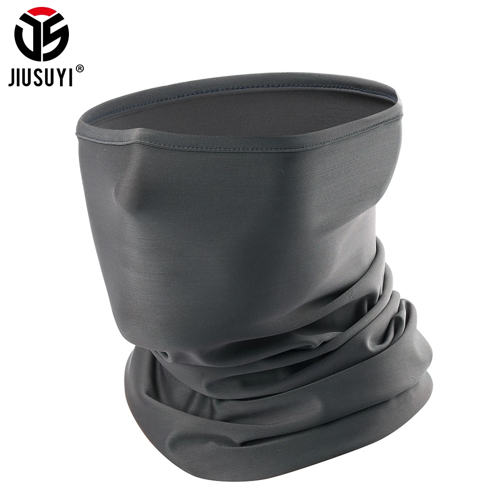 Легкий шарф труба для мужчин и женщин эластичная бандана на пол лица гладкая