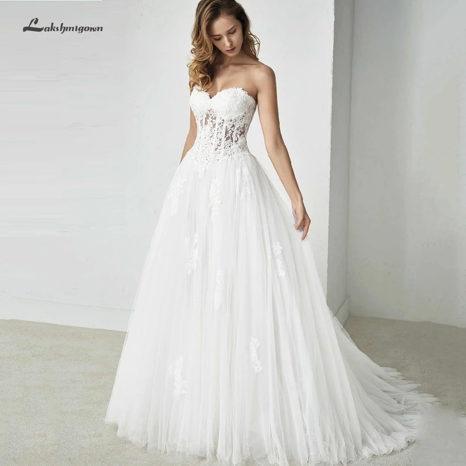 Lakshmigown Sexy Corset Wedding Dresses Lace Up Back 2019 White Tulle Long Bridal Dress Hochzeit Off Shoulder Wedding Gowns Wedding Dresses Aliexpress