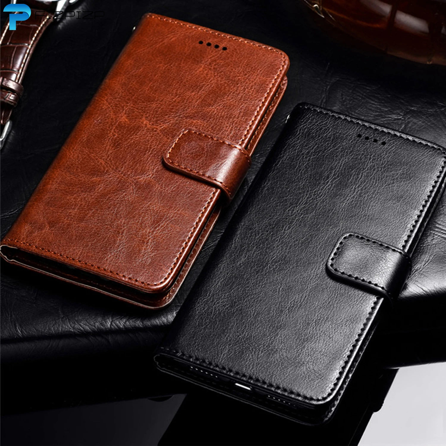 

Luxury PU Leather Wallet Case For XiaoMi RedMi Note7 Note 7 Pro RedMi 7 7A A Global Version Book Style Fashion Flip Stand Case