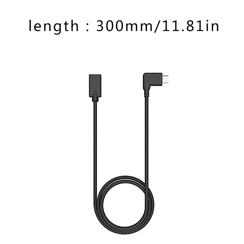 USB-C кабель-удлинитель Угловой 90 градусов usb type C устройства передачи видео данных синхронизации удлинитель для MacBook Pro