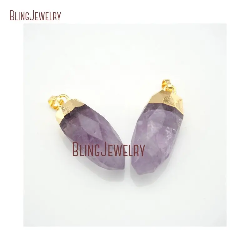 20190802-PM13588- Bullet Light Amethyst Gold Pendant Faceted On Sale_1