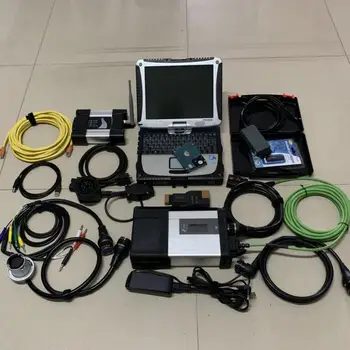 

for bmw Wifi Icom Next + 5054A for A-udi V.W + mb star c5 with laptop CF-19 4G 3in1 Auto Diagnose Tool