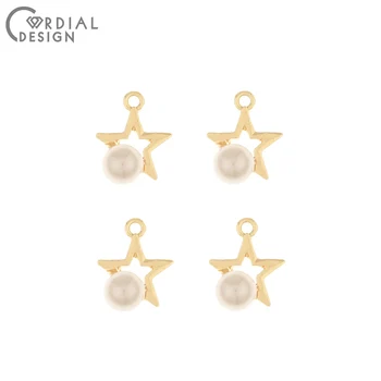 

Cordial Design 200Pcs 10*12MM Jewelry Accessories/Imitation Pearl/Charms/Star Shape/Hand Made/DIY Pendant/Earring Findings