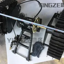 Картинг UTV Багги Quad ножной тормоз 71 см задний мост ATV снег песок треки с маятником вилки