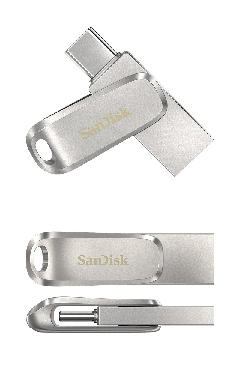 best flash drive Original SanDisk Luxe Dual Drive USB 3.1 512GB 1TB Memory Stick USB Type A Type C OTG Flash Drive Max 150MB/s Pendrive For PC usb for sale