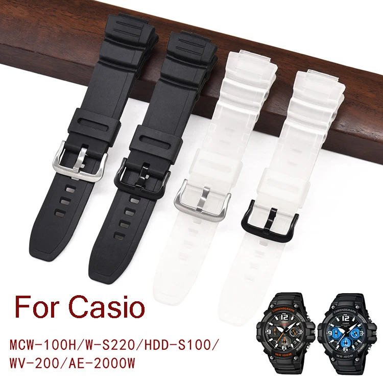Ремешок для часов Casio силиконовый ремешок 16 мм 110 H/W-S220/1/2/1/1/2/1/2/1/2/1/1/2/1/2/1/2 | Наручные