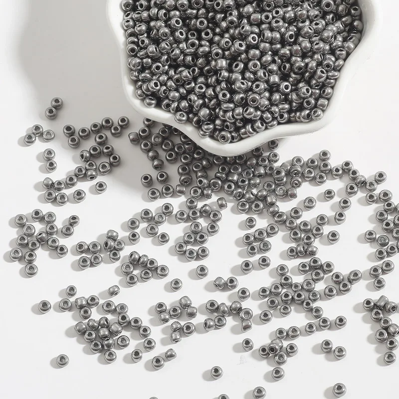 150–1000 Stück tschechische Glas-Rocailles, österreichischer Kristall, runde Perlen, 2/3/4 mm, Abstandsperlen für DIY-Schmuckherstellung, Zubehör, Großhandel – Detail 5