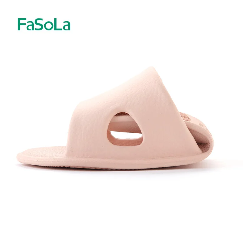 

Fasola Summer Thick Bottomed Couples Bath Anti-slip Slipper Indoor Soft-Sole Plastic Slippers Folding Travel Bathroom Drag