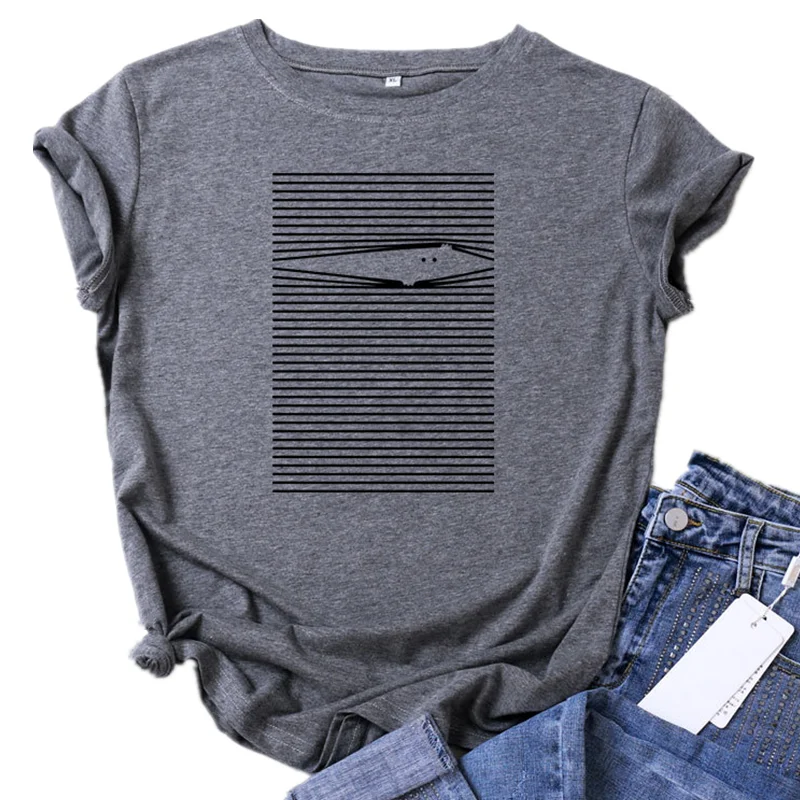 MK Women Casual Pure Cotton T Shirts Short Sleeves Funny Graphic Female Loose Basic Tees Summer S-XXL Oversized Tops | Женская одежда
