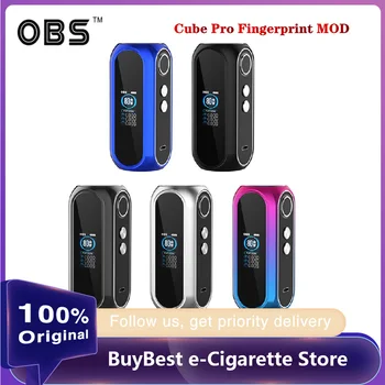 

New Original OBS Cube Pro 80W Fingerprint VW MOD Built-in 3000mAh Battery Max Output Electronic Cigarette Vape Mod vs Aegis Hero