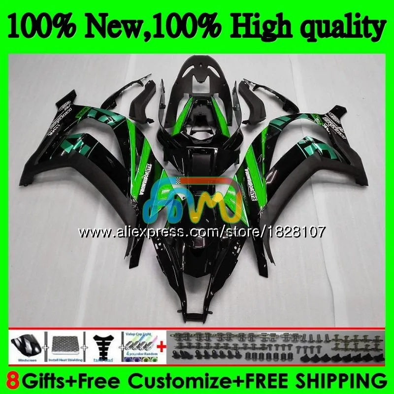 Инъекции для KAWASAKI ZX-10R 1000CC ZX1000 ZX 10 сотрудников отдела исследований 26BS. 46 ZX 10R 1000 ZX10R цвета: зеленый, черный, 16, 17, 18, OEM обтекатели - Цвет: No. 1
