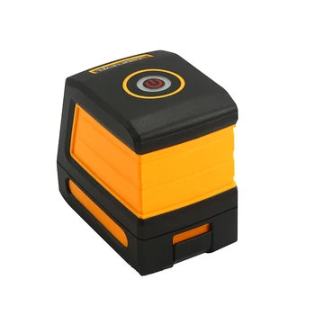 

Mini 2 Lines Laser Level Self-leveling Vertical & Horizontal Red Beam Cross Line 635nm Battery Powered Laser Level for Wall